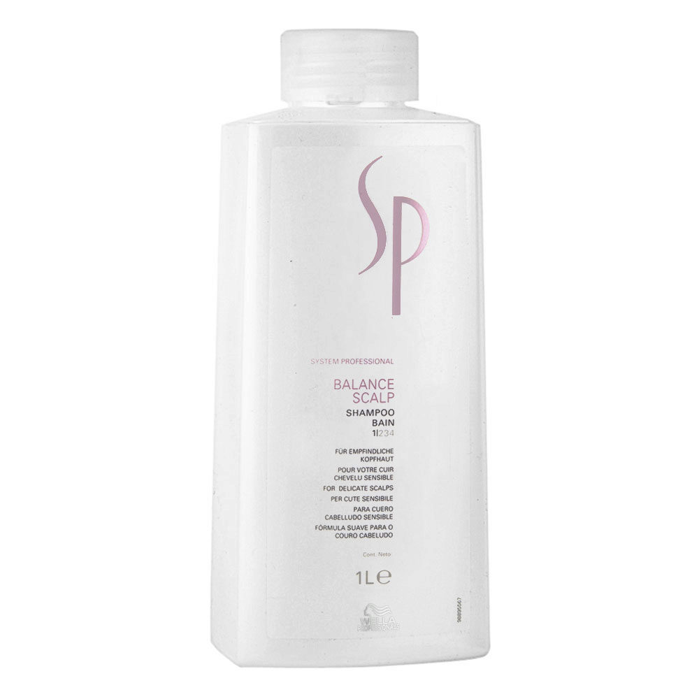 Wella SP Balance Scalp Shampoo 1000ml - shampoo lenitivo per cute sensibile  | Hair Gallery
