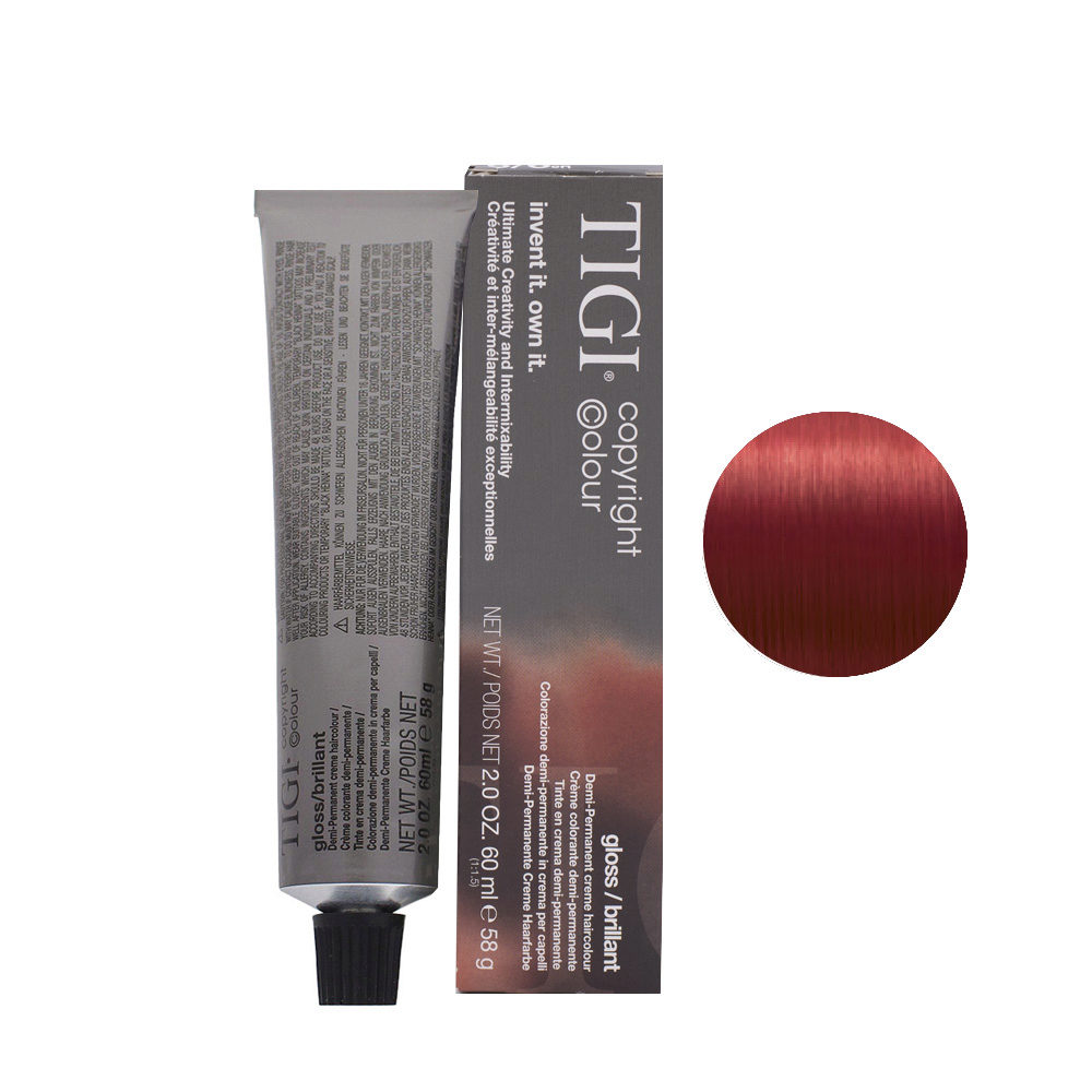 6/6 Biondo scuro rosso Tigi Gloss 60ml | Hair Gallery