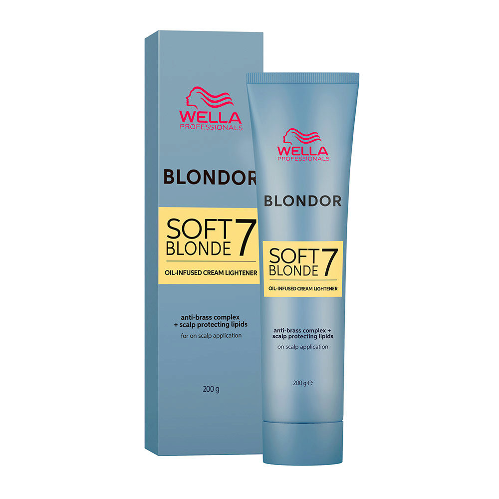 Wella Blondor Soft Blonde Cream 200gr - crema decolorante a base oleosa |  Hair Gallery