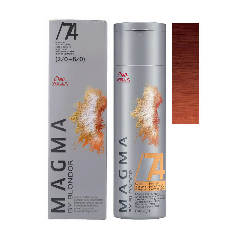 Wella Magma /74 Sabbia Ramato 120g - decolorante | Hair Gallery