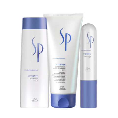 Wella System professional Kit Hydrate Shampoo 250ml Conditioner 200ml Mask  200ml | Hair Gallery