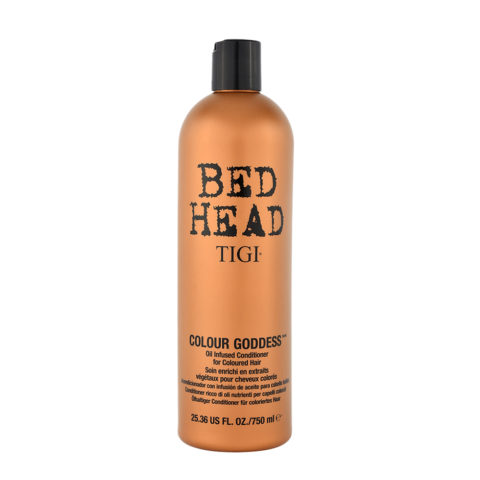 Bed Head Colour Goddess Oil Infused Conditioner 750ml - balsamo idratante capelli colorati