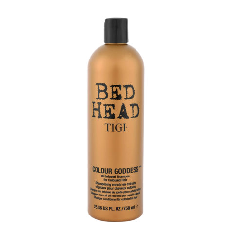 Bed Head Colour Goddess Oil Infused Shampoo 750ml - shampoo idratante capelli colorati