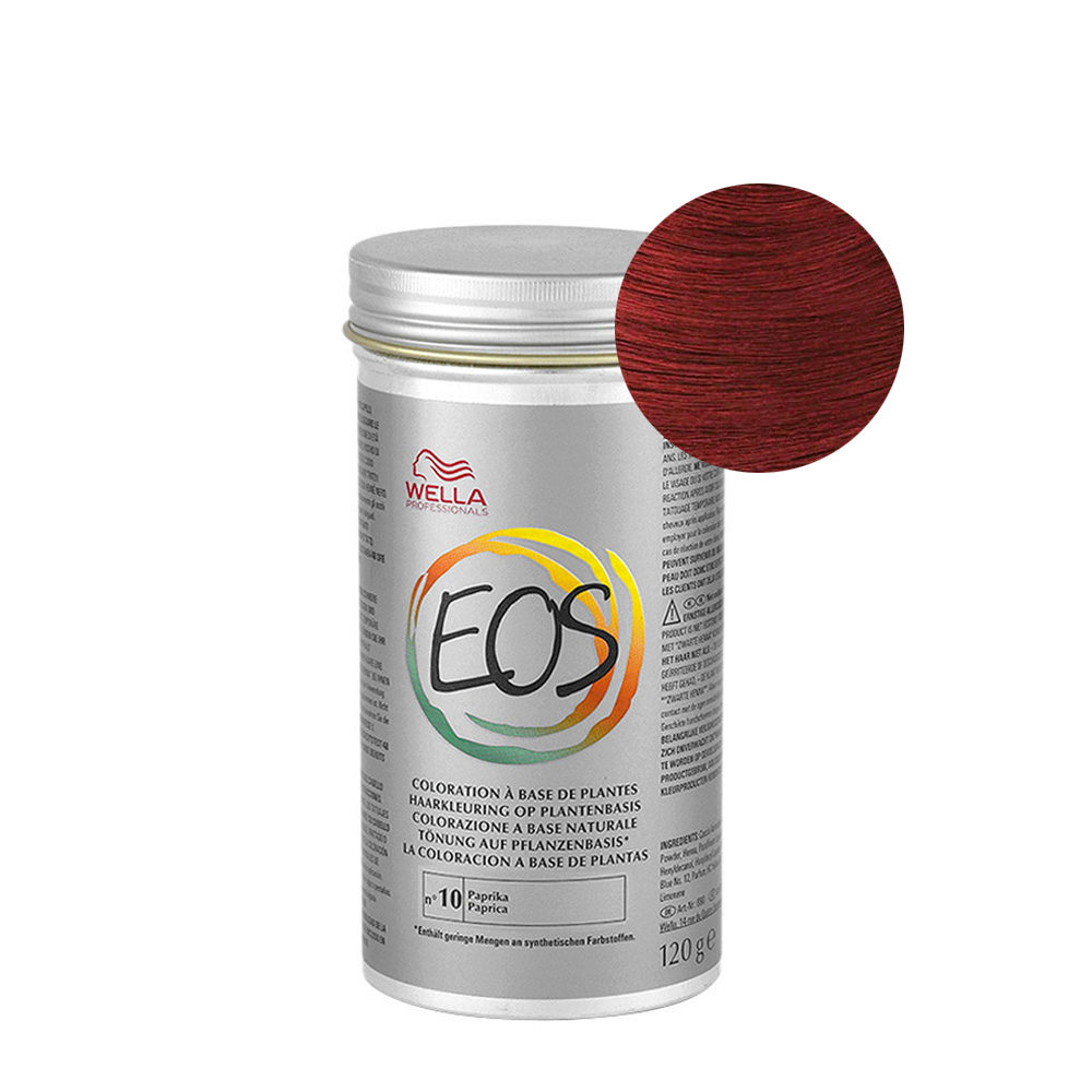 Wella EOS Colorazione Naturale 10/0 Paprica 120g - colorazione naturale senza  ammoniaca | Hair Gallery