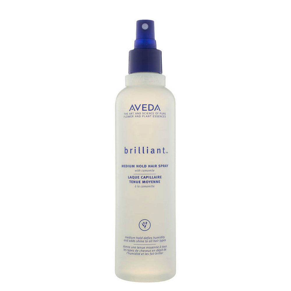 Aveda Styling Brilliant Medium Hold Hair Spray 250ml - lacca lucidante  tenuta media | Hair Gallery