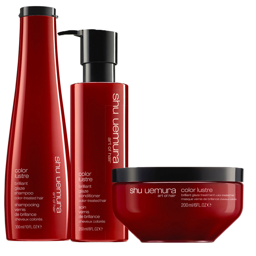 Shu Uemura Color Lustre Brilliant Glaze Shampoo 300ml Conditioner 250ml  Masque 200ml | Hair Gallery