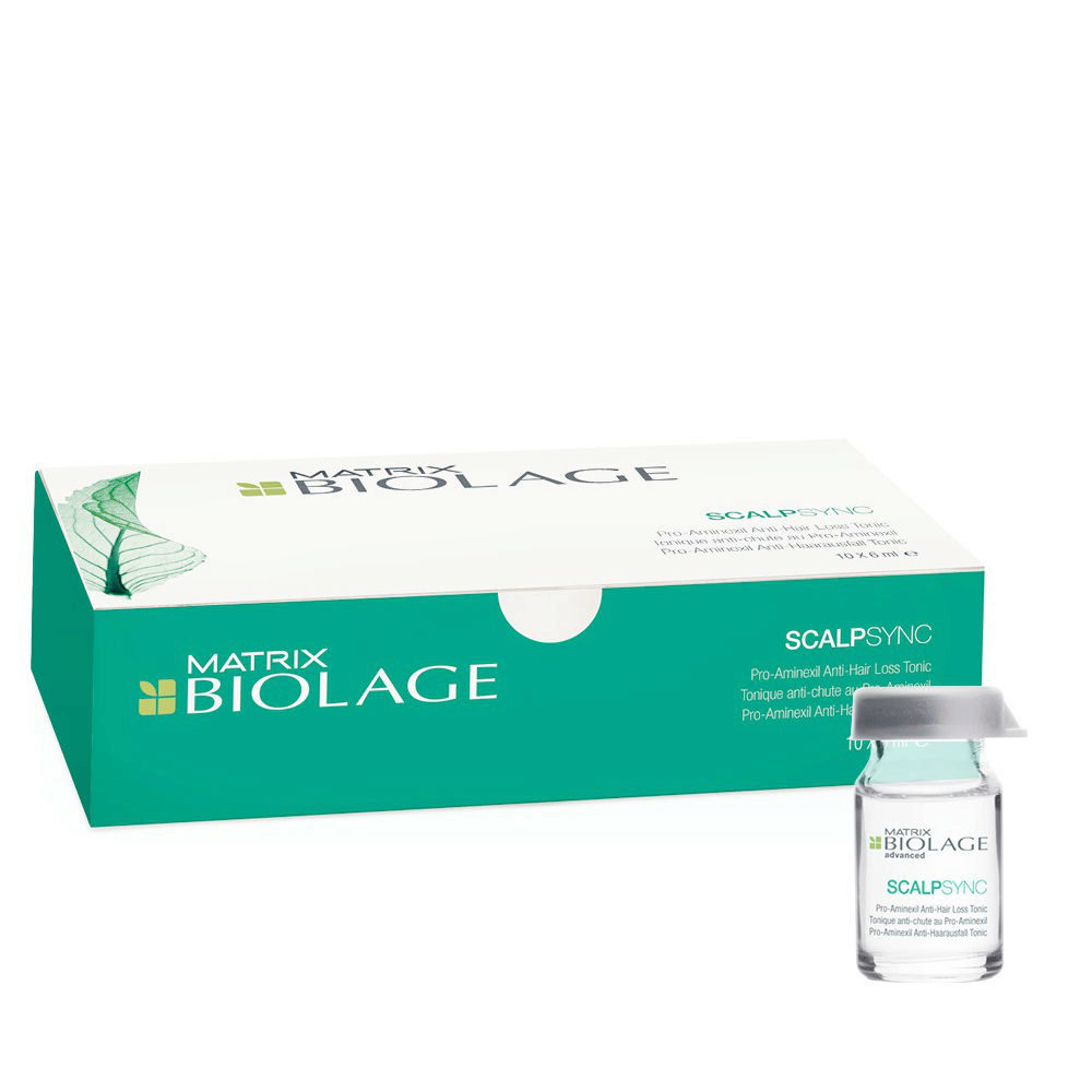 Biolage ScalpSync Pro-Aminexil Anti-hairloss tonic 10x6ml - fiale anticaduta  | Hair Gallery