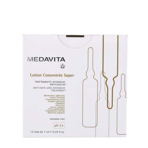 Medavita Cute Lotion Concentree Rituale Anticaduta Shampoo 1000ml e Fiale  Super 12x7ml | Hair Gallery