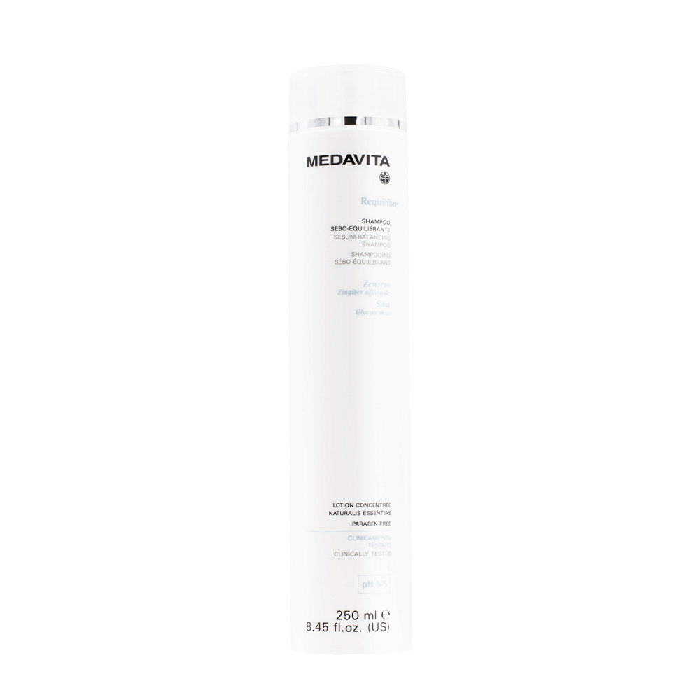 Medavita Cute Requilibre Shampoo 250ml - shampoo sebo-equilibrante pH 5.5 |  Hair Gallery