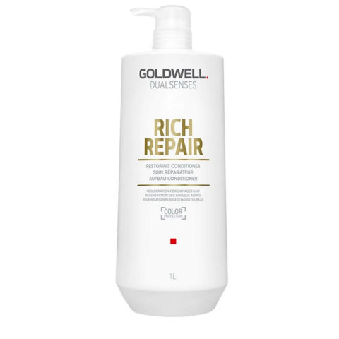 Dualsenses Rich Repair Restoring Conditioner 1000ml - balsamo per capelli secchi o danneggiati