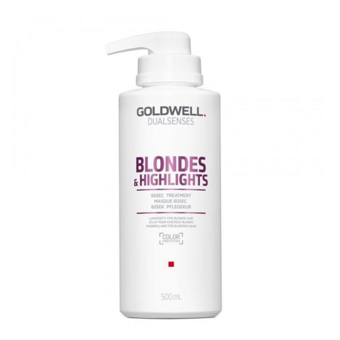 Dualsenses Blonde & Highlights Anti-Yellow 60Sec Treatment 500ml - trattamento antigiallo per capelli colorati