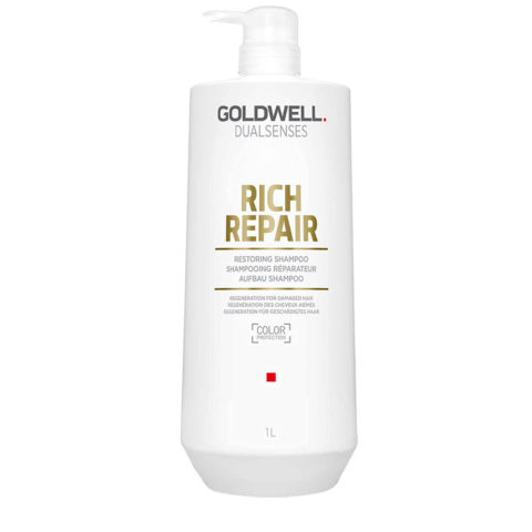 Dualsenses Rich Repair Restoring Shampoo 1000ml - shampoo per capelli secchi o danneggiati