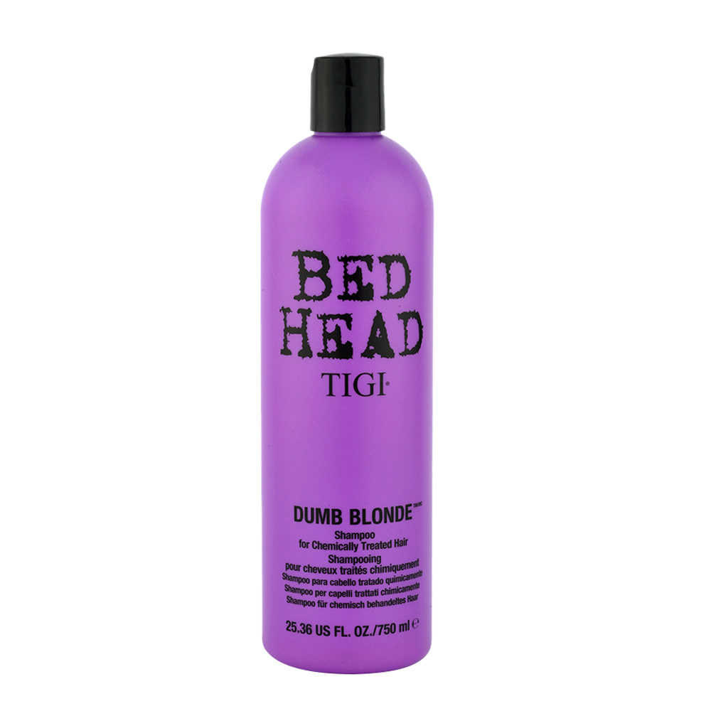 Tigi Bed Head Dumb Blonde Shampoo 750ml - shampoo capelli biondi trattati |  Hair Gallery