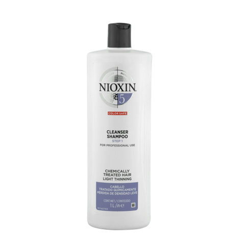 Sistema5 Cleanser Shampoo 1000ml - shampoo capelli trattati chimicamente diradati