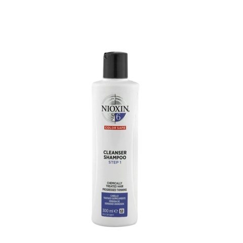 Sistema6 Cleanser Shampoo 300ml - shampoo capelli trattati chimicamente e radi