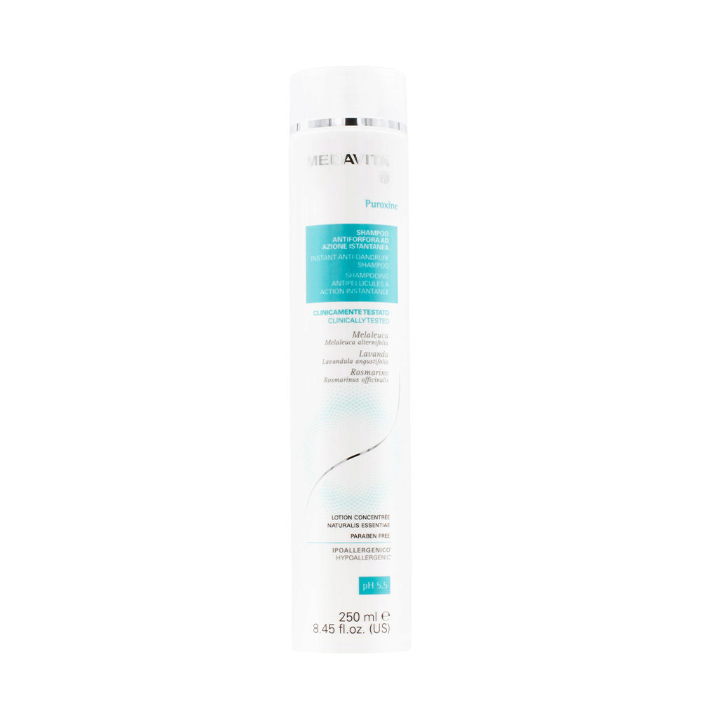 Medavita Cute Puroxine Shampoo 250ml - shampoo antiforfora istantaneo pH  5.5 | Hair Gallery