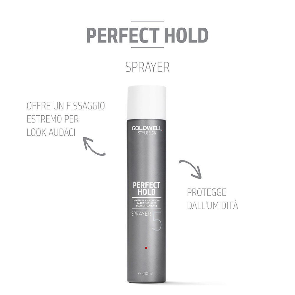 Goldwell Stylesign Perfect Hold Sprayer Powerful Hair Lacquer500ml - lacca  forte per capelli lisci o mossi | Hair Gallery