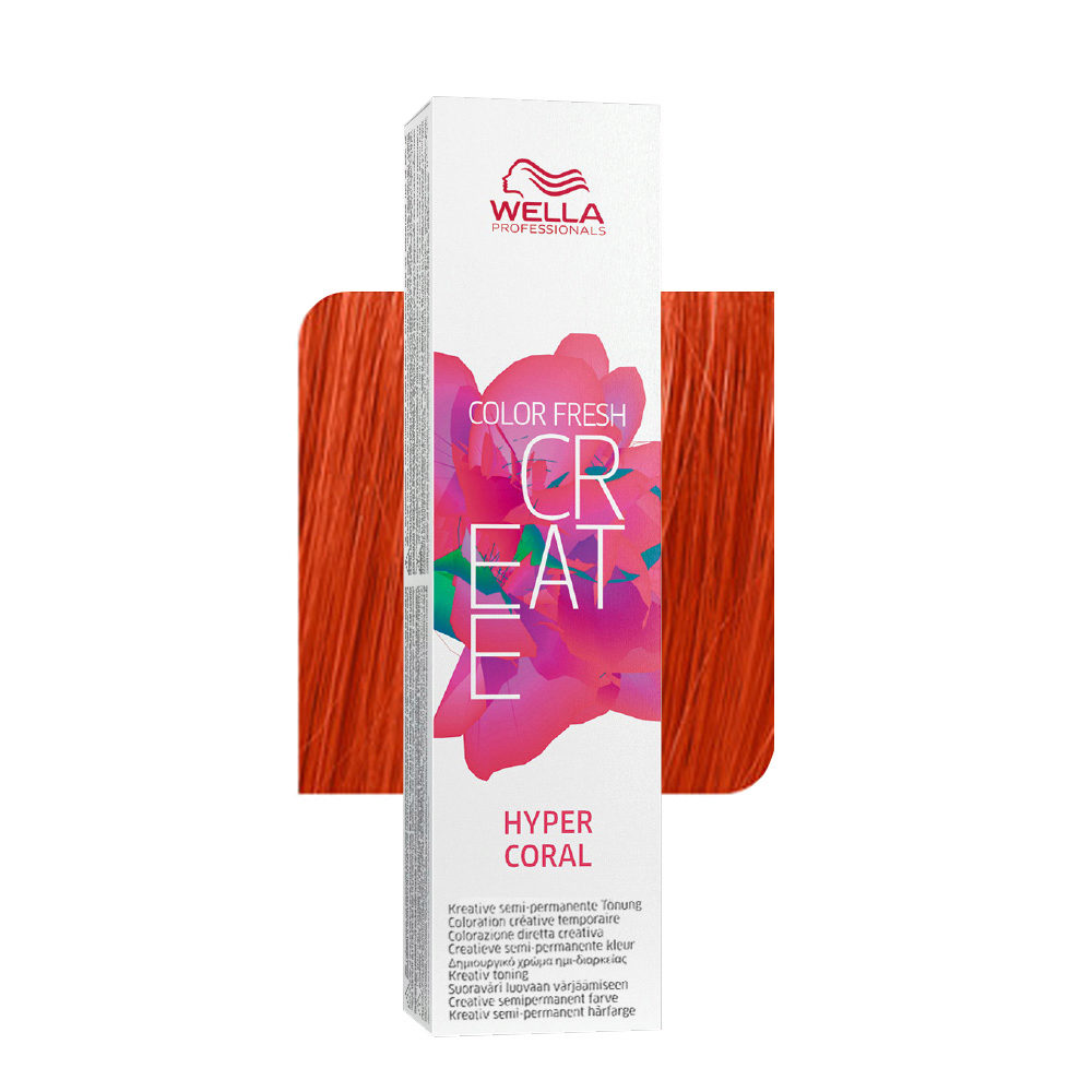 Wella Color Fresh Create Hype Coral 60ml - colore diretto semi-permanente |  Hair Gallery