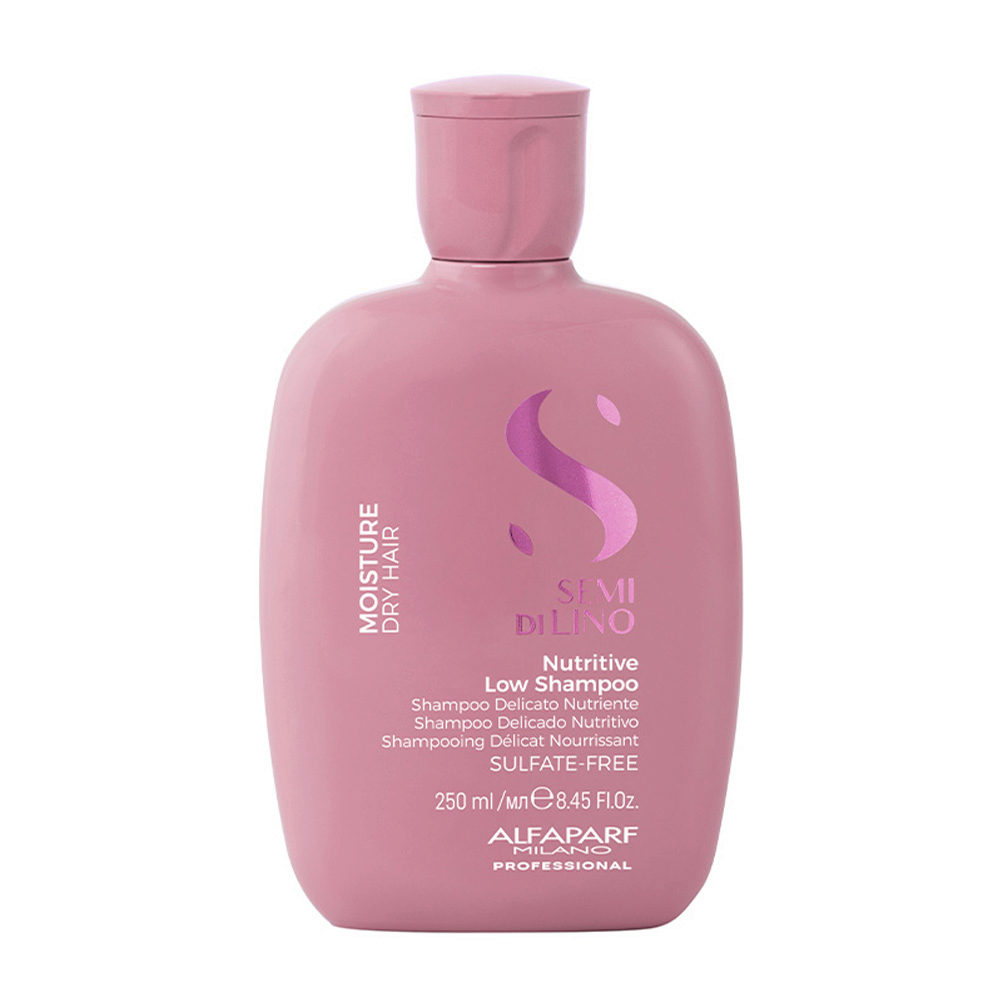 Alfaparf Milano Semi Di Lino Moisture Nutritive Low Shampoo 250ml - shampoo  delicato nutriente per capelli secchi | Hair Gallery
