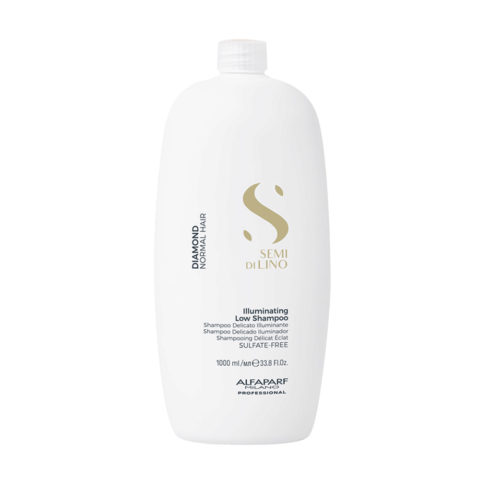 Semi Di Lino Diamond Illuminating Low Shampoo 1000ml - shampoo delicato illuminante per capelli normali