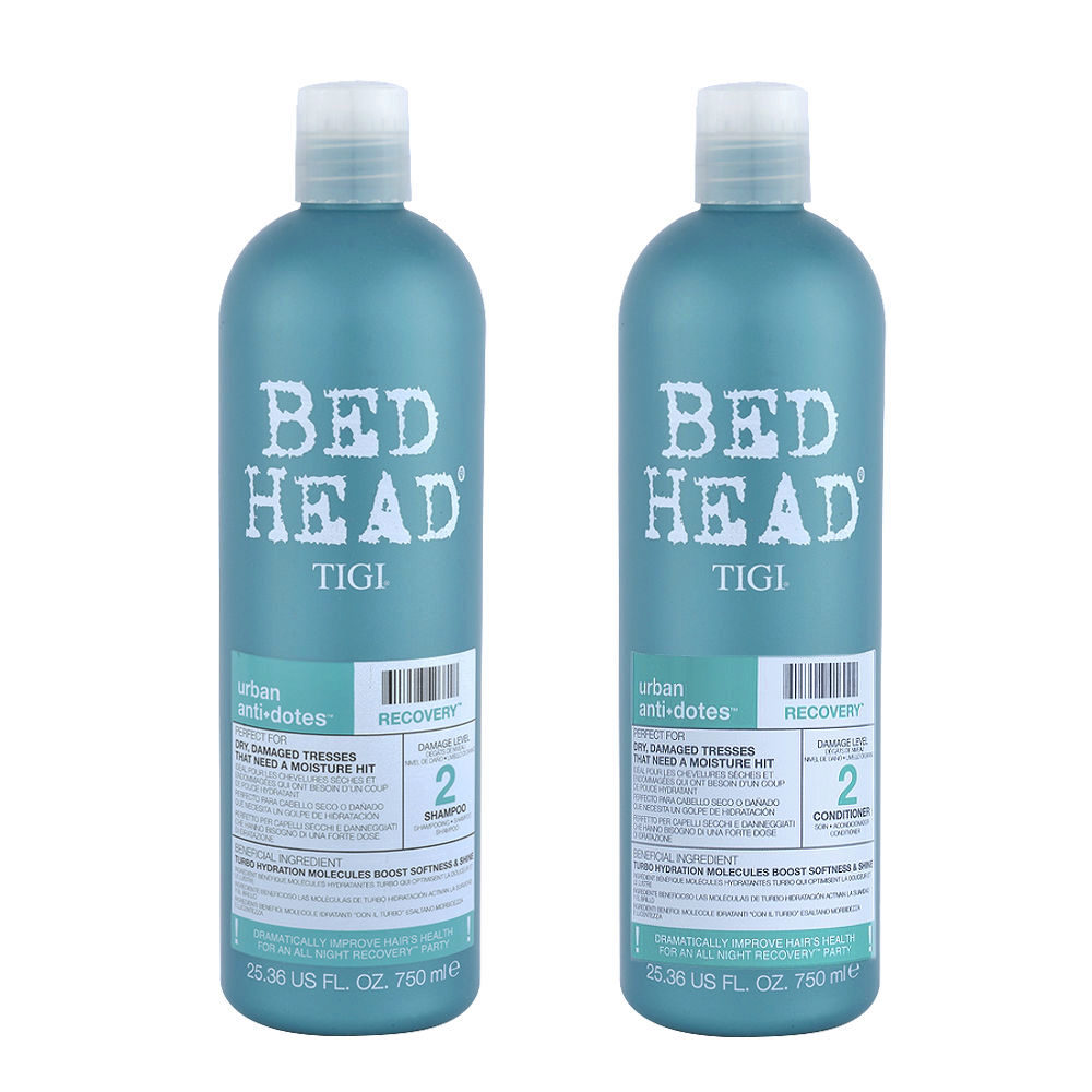 Tigi Urban Antidotes Recovery Shampoo Level 2 750ml Conditioner 750ml |  Hair Gallery