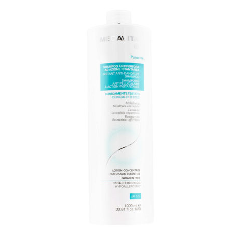 Cute Puroxine Instant Anti-Dandruff Shampoo 1000ml - shampoo antiforfora istantaneo pH 5.5