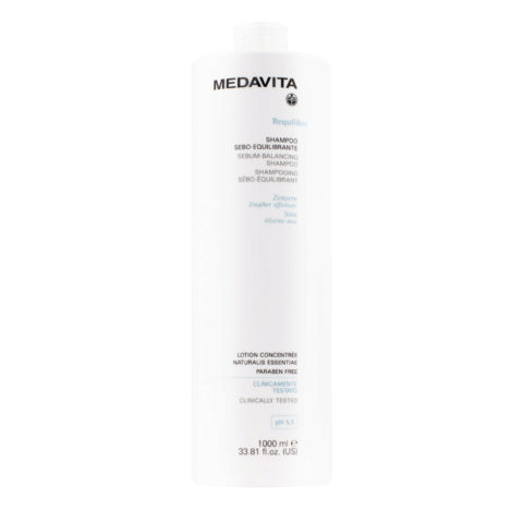 Cute Requilibre Sebum-Balancing Shampoo 1000ml - shampoo sebo-equilibrante pH 5.5