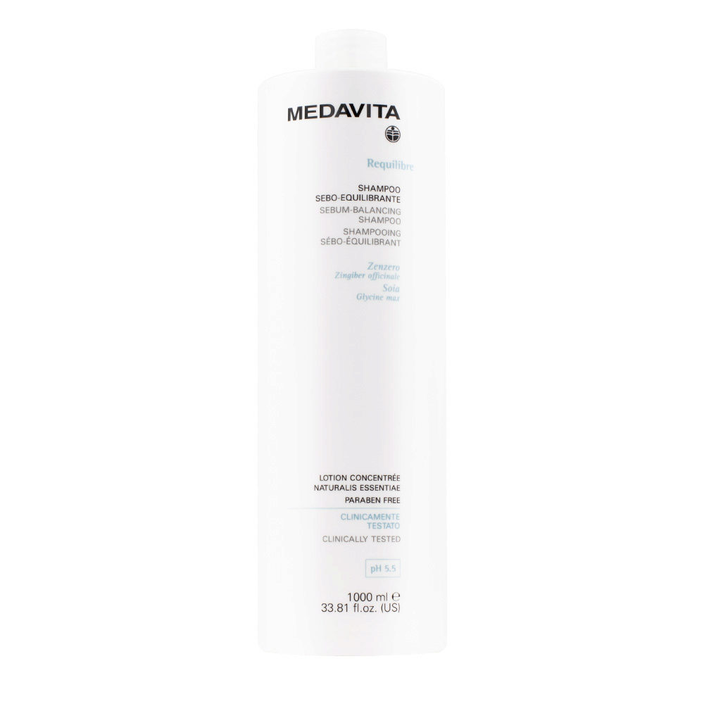 Medavita Cute Requilibre Shampoo sebo-equilibrante pH 5.5 1000ml | Hair  Gallery