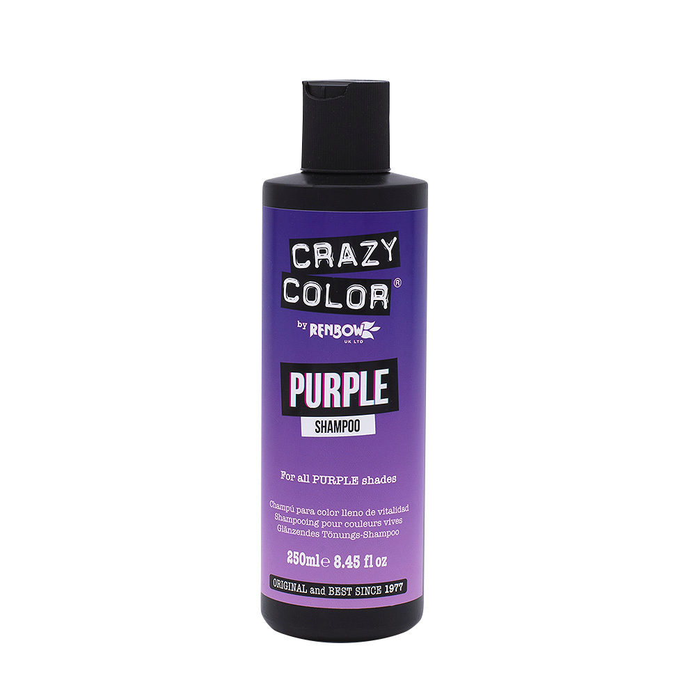 Crazy Color Shampoo Purple 250ml - shampoo per capelli viola | Hair Gallery