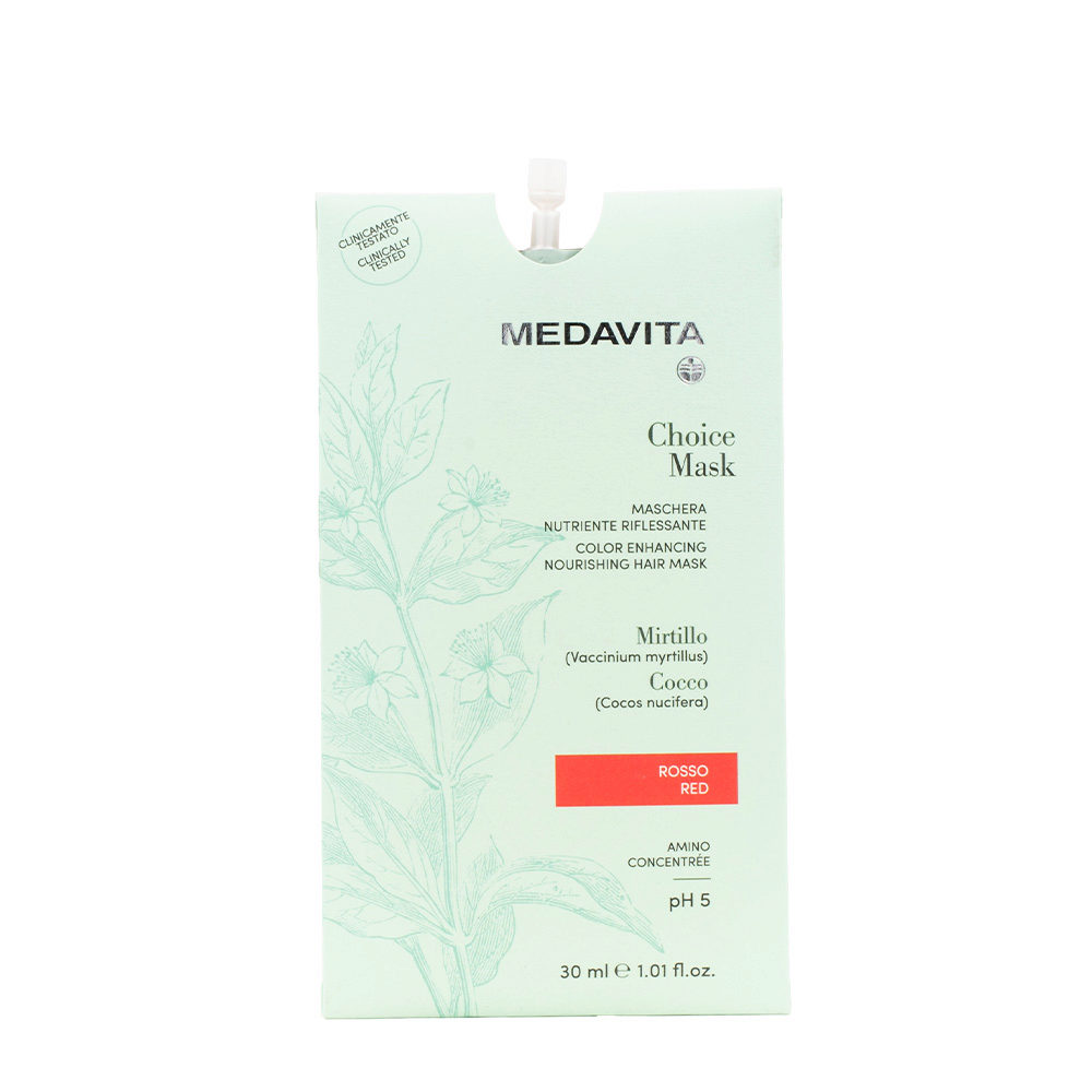 Medavita Lunghezze Choice Mask Rosso 30ml | Hair Gallery