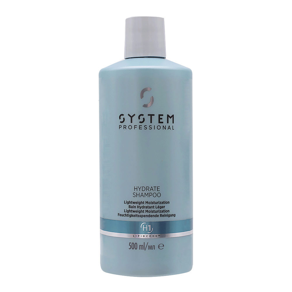 System Professional Hydrate Shampoo H1, 500ml - Shampoo Idratante | Hair  Gallery