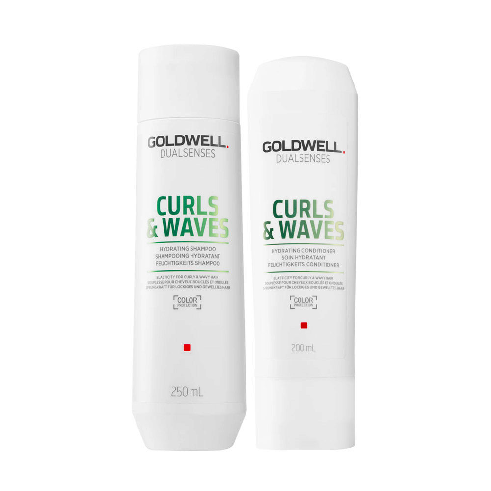 Goldwell Dualsenses Curly twist Hydrating Shampoo 250ml e Balsamo Idratante  per capelli ricci 200ml | Hair Gallery