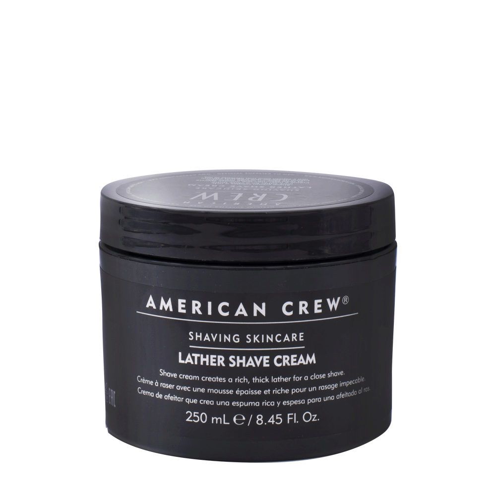American crew Lather Shave Cream 250ml - crema da rasatura | Hair Gallery