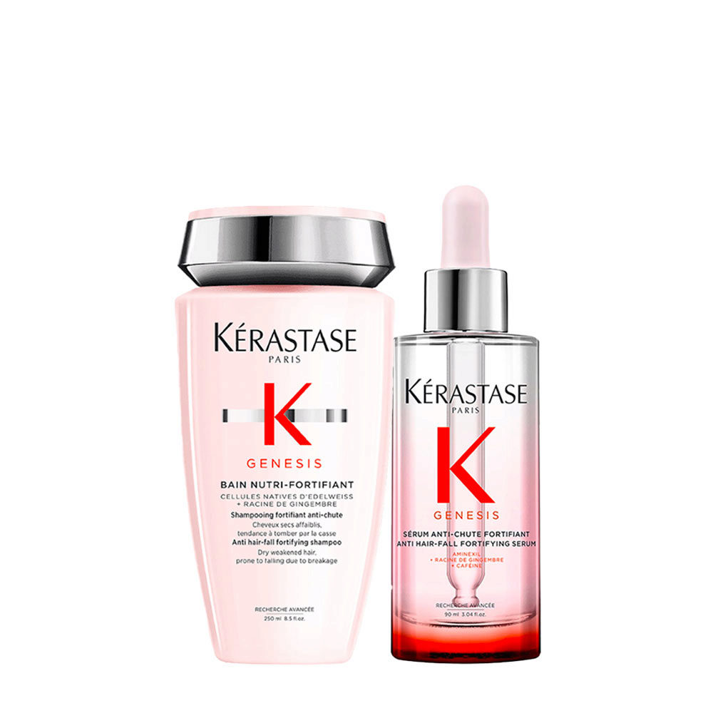Kerastase Genesis Kit Shampoo Nutri 250ml + Siero 90ml Rinforzante e  Idratante | Hair Gallery
