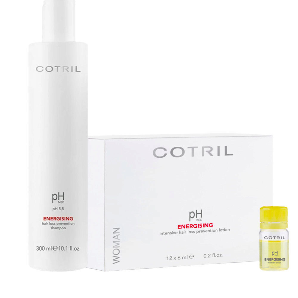 Cotril pH Med Energising Shampoo 300ml Fiale 12x6ml Anticaduta | Hair  Gallery