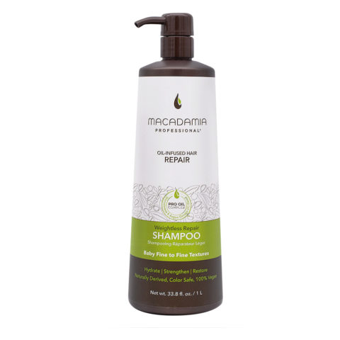 Weightless Repair Shampoo 1000ml - shampoo riparatore leggero