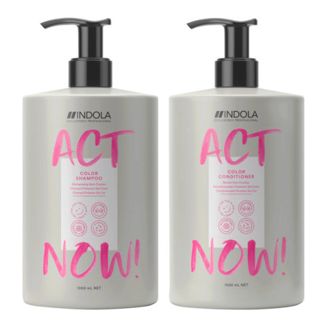 Act Now! Color Shampoo 1000ml Color Conditioner 1000ml