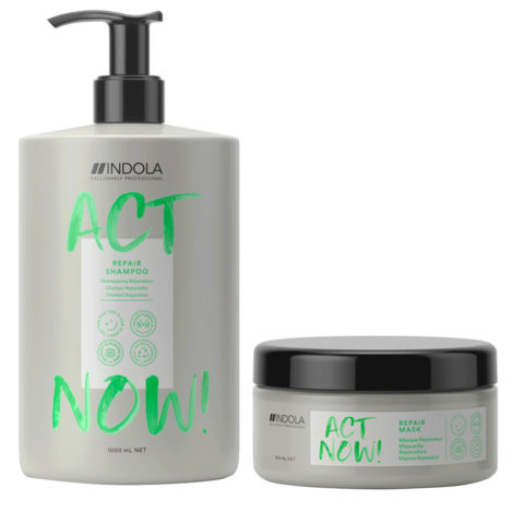 Act Now! Repair Shampoo 1000ml Repair Mask 200ml