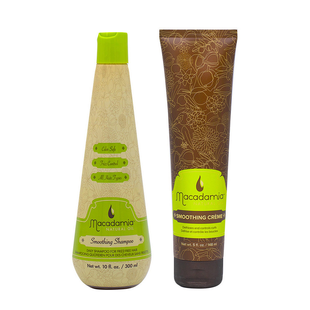 Macadamia Kit Capelli Crespi Shampoo Anticrespo 300ml e Maschera Anticrespo  148ml | Hair Gallery
