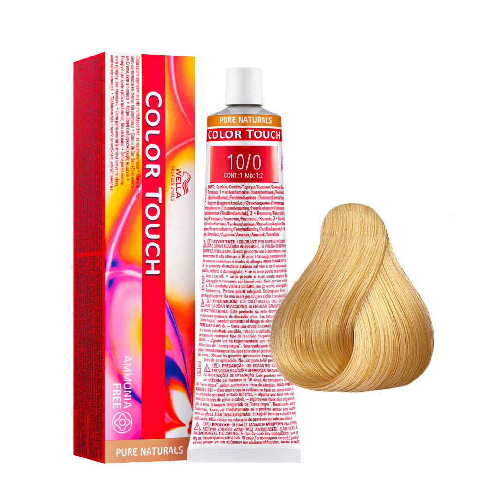 10/0 Wella Color Touch Pure Naturals 60ml | Hair Gallery