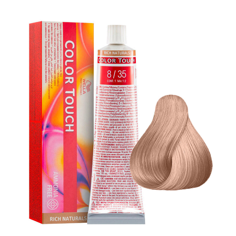 8/35 Wella Color Touch Rich Naturals 60ml | Hair Gallery