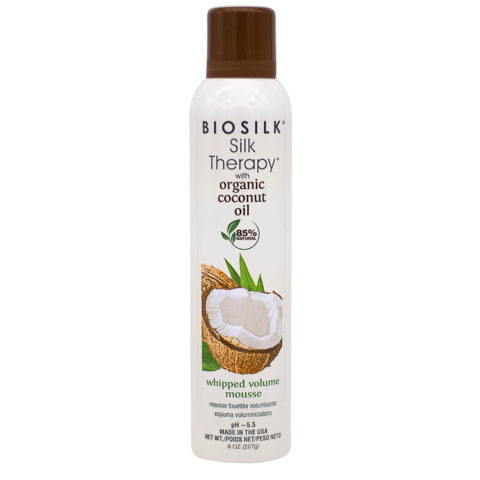 Silk Therapy Whipped Volume Mousse With Coconut Oil 227gr - schiuma volumizzante