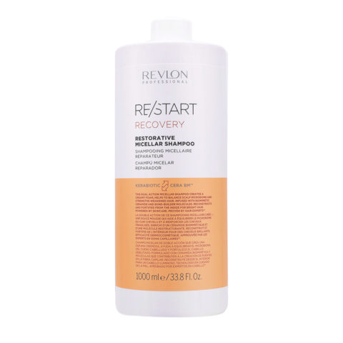 Restart Recovery Restorative Micellar Shampoo 1000ml - shampoo ristrutturante capelli rovinati