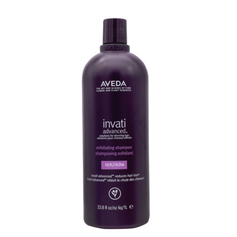 Invati Advanced Exfoliating Shampoo Rich 1000ml - shampoo esfoliante ricco