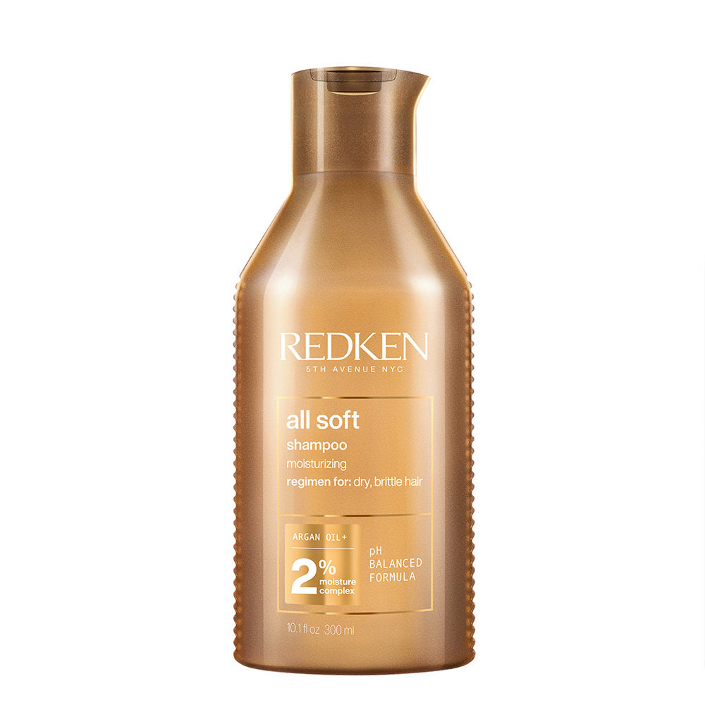 Redken All Soft Shampoo 300ml - shampoo detergente per capelli secchi |  Hair Gallery