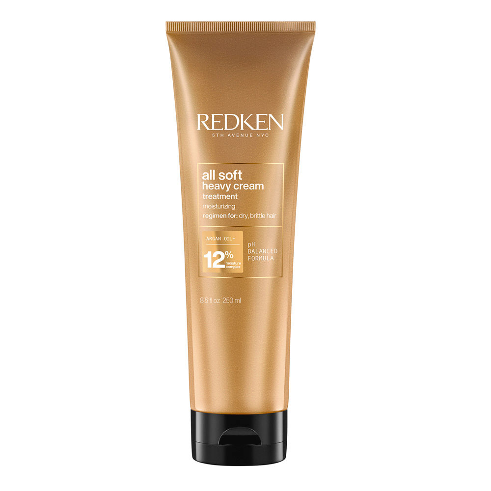 Redken All Soft Maschera Heavy Cream 250ml - maschera per capelli sfibrati  | Hair Gallery