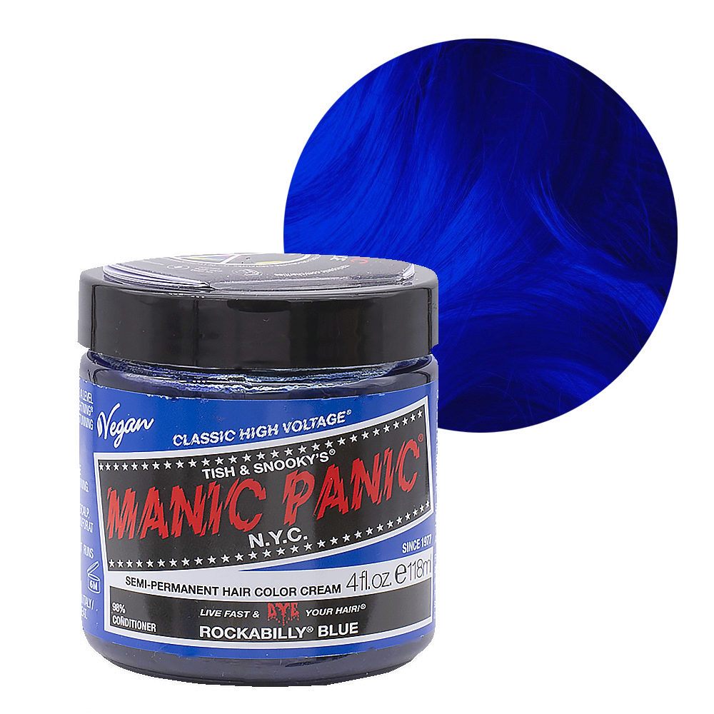 Manic Panic Classic High Voltage Rockabilly Blue 118ml - Crema Colorante  Semi-Permanente | Hair Gallery