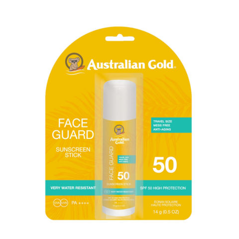 Australian Gold SPF50 Face Guard Sunscreen Stick 15ml - stick protezione viso