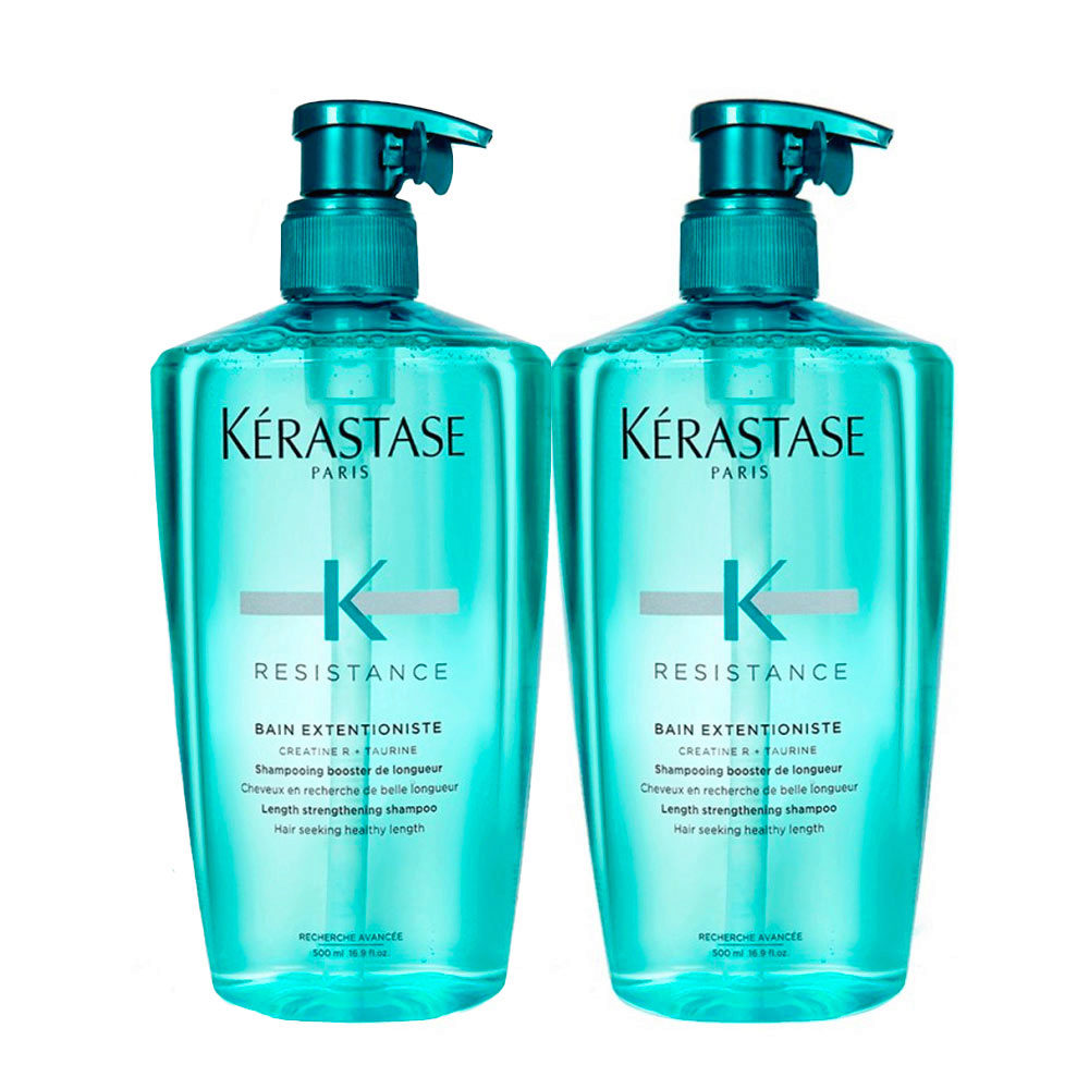 Kerastase Resistance Extentioniste Kit 2 Shampoo 500ml+ 500ml - rinforzante  per capelli lunghi | Hair Gallery