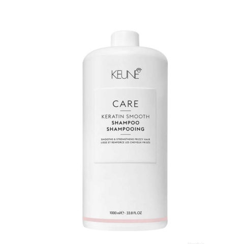 Care Line Keratin Smooth Shampoo 1000ml - shampoo anticrespo alla cheratina